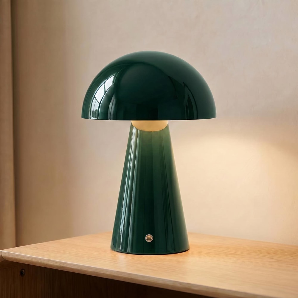 Lampe à poser led en métal vert — vue 4