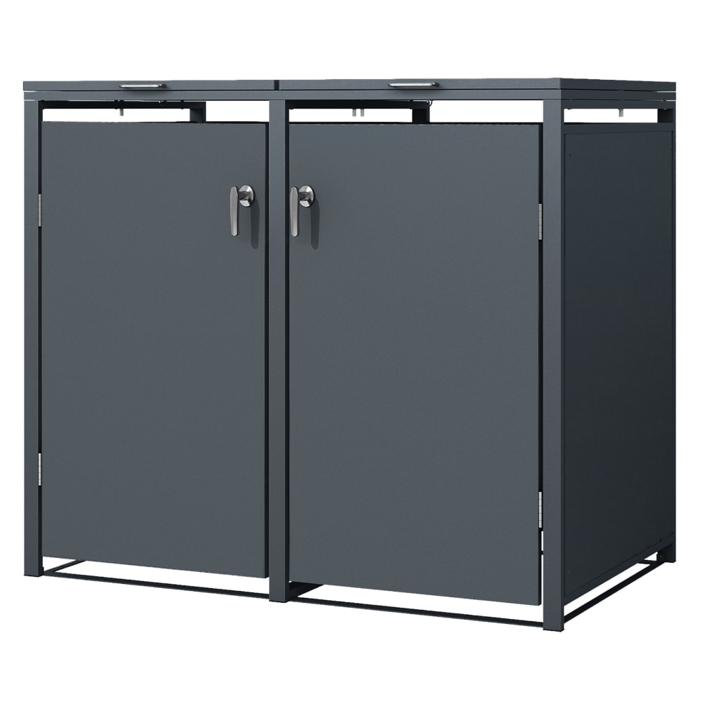 ML-Design Cobertizo para 2 cubos 240l