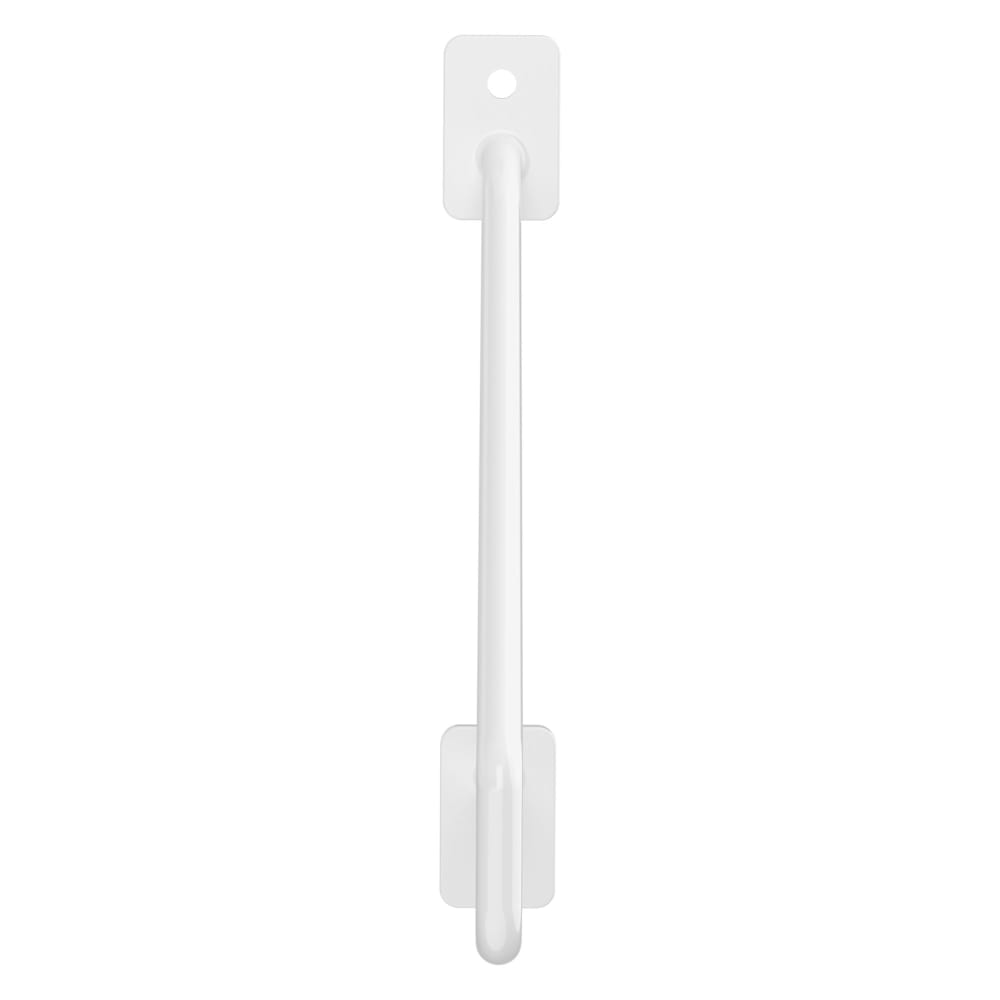 2er Set Regalhalterung 26,5 cm Weiß aus Stahl Wandmontage