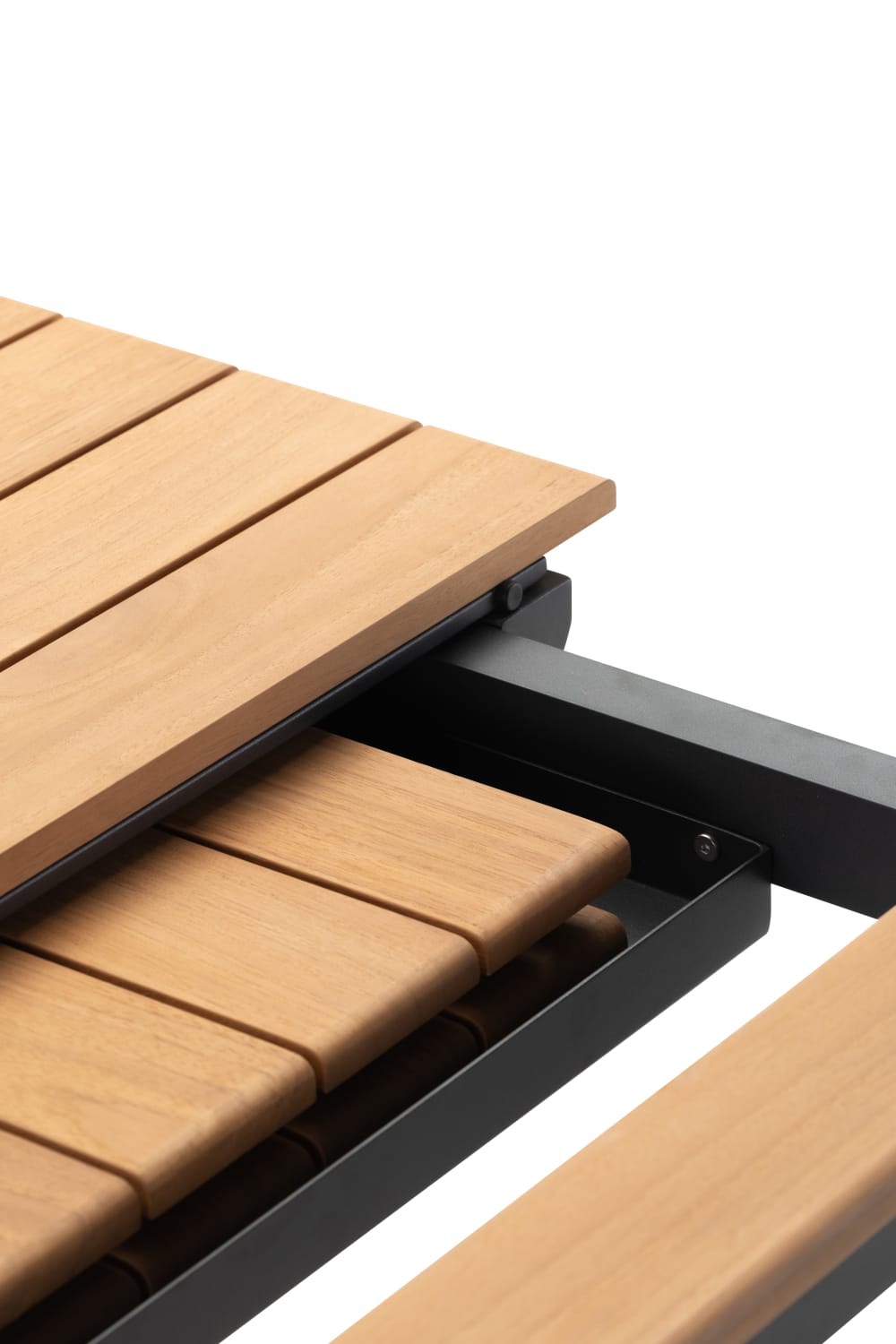 Set à manger à rallonge de jardin 8 places anthracite - Maisons du Monde