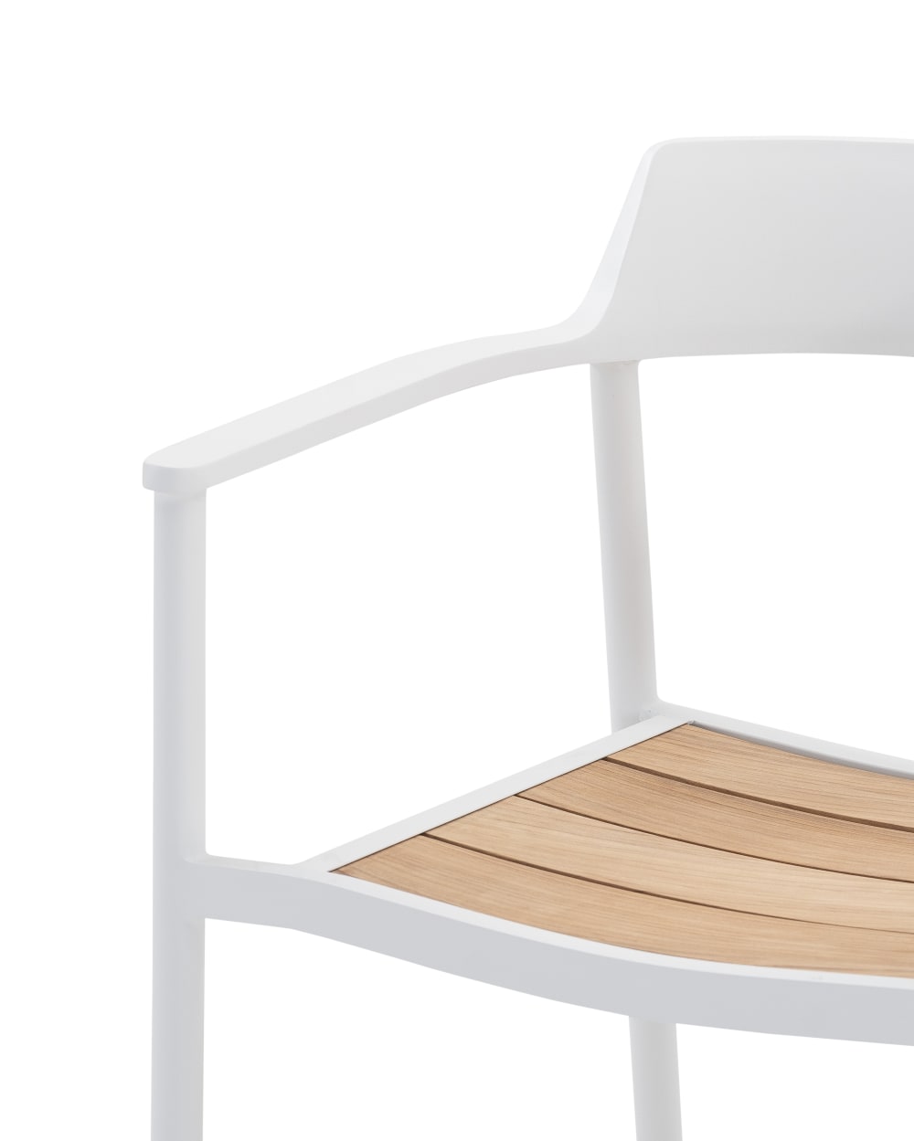 Set de table ronde et 4 chaises blanc - Maisons du Monde