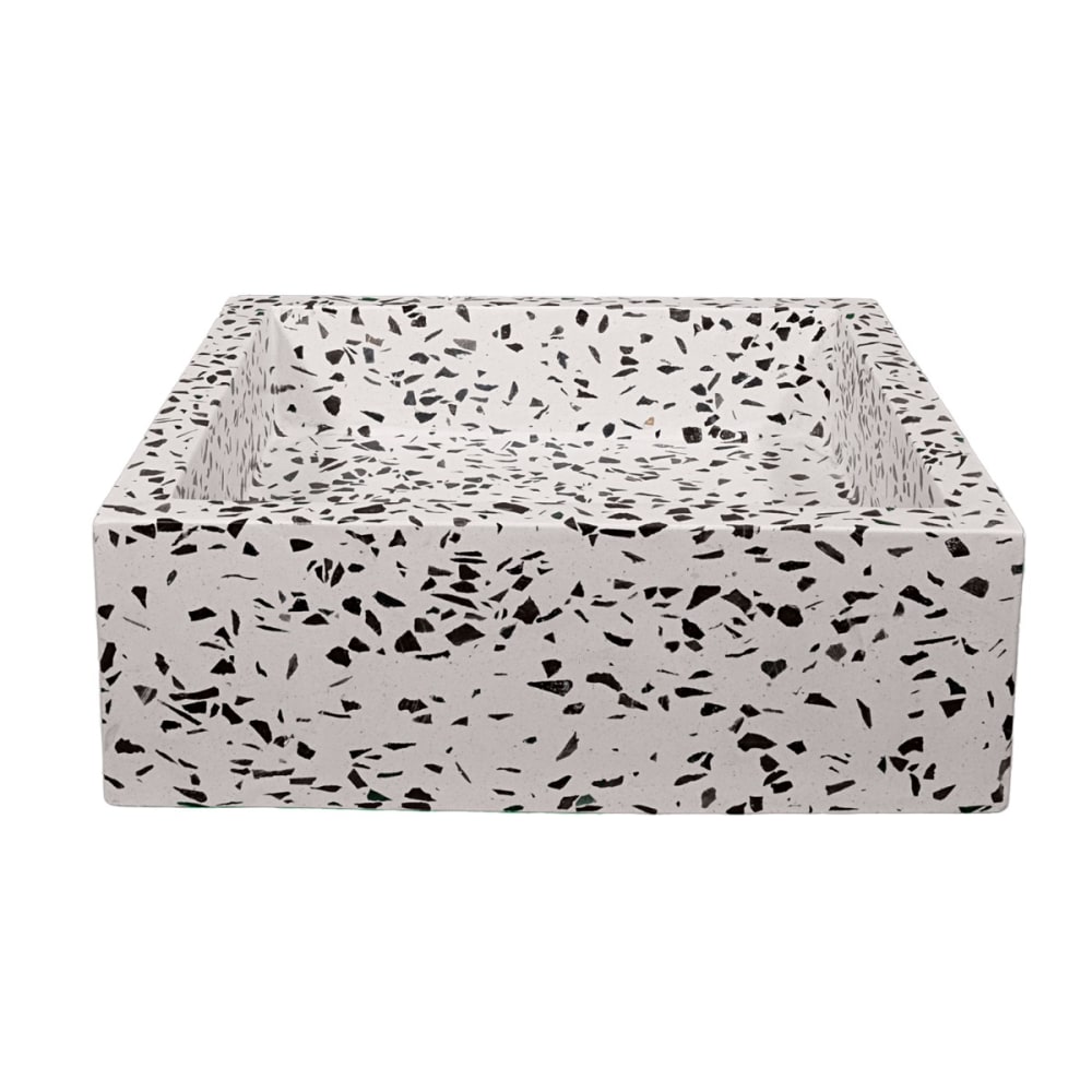 Vasque à poser terrazzo crème