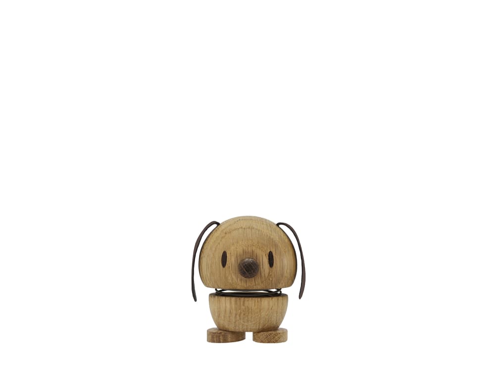 Hoptimist Figurine chien s chêne Marron Bois