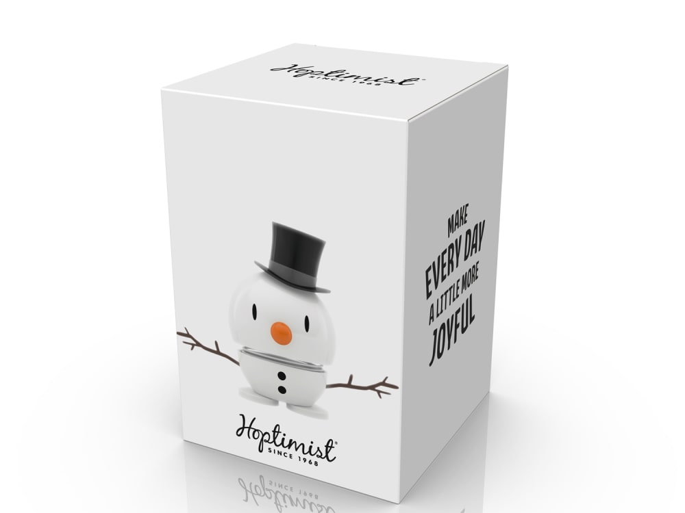 Figurine bonhomme de neige s blanc - Maisons du Monde
