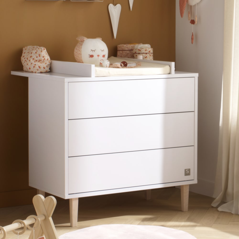 Wickelaufsatz für Kommode mit 3 Schubladen - Maisons Du Monde