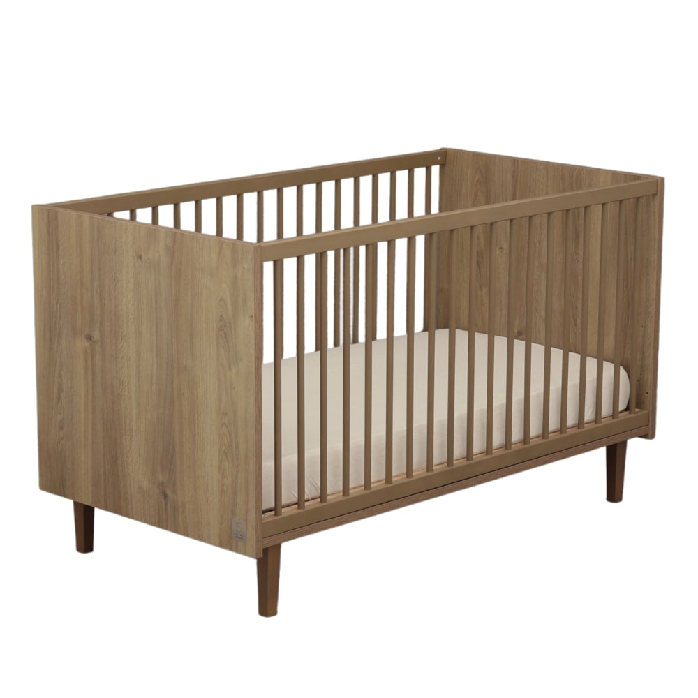 Sauthon Kinderbett 140x70 - Little Big Bed Holzdekor Nachbildung BRAUN SPANPLATTE Baby