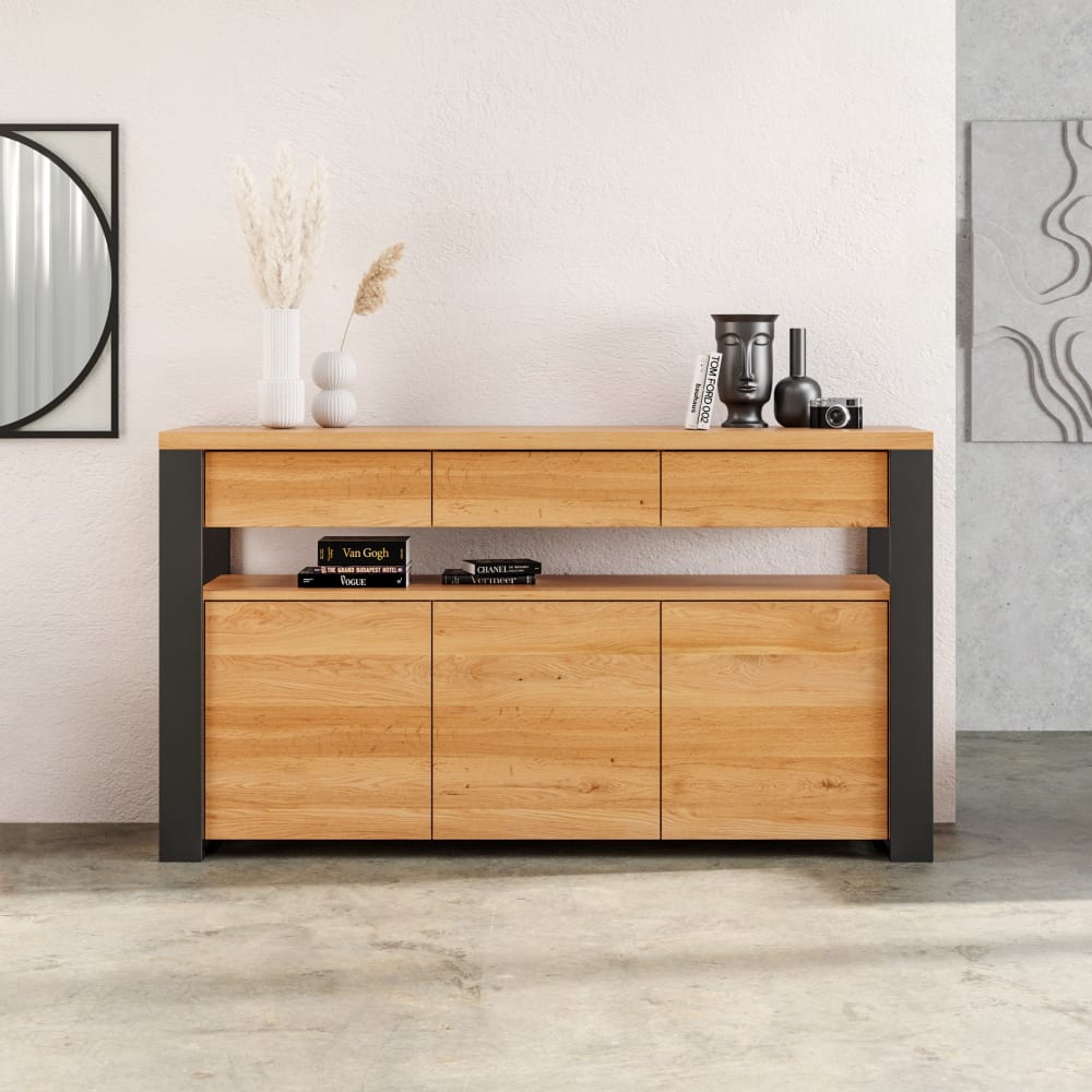 Kommode aus massivem Eichenholz 180 cm - Maisons Du Monde