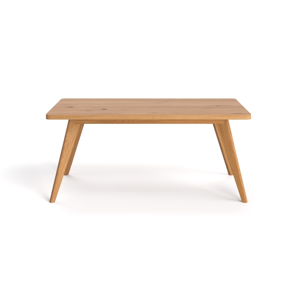 Danzz Eichentisch aus massivem Holz 140x80 cm Braun Holz