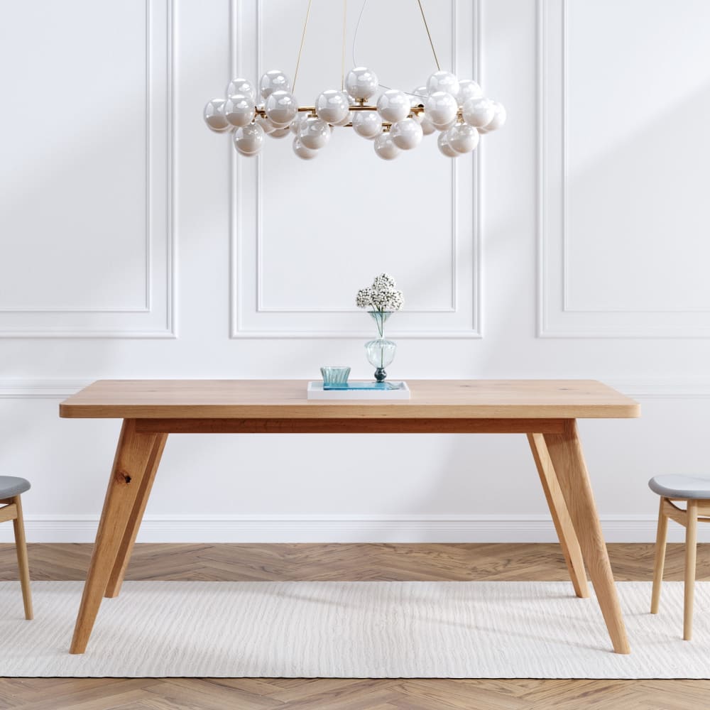 Eichentisch aus massivem Holz 120x100 cm - Maisons Du Monde