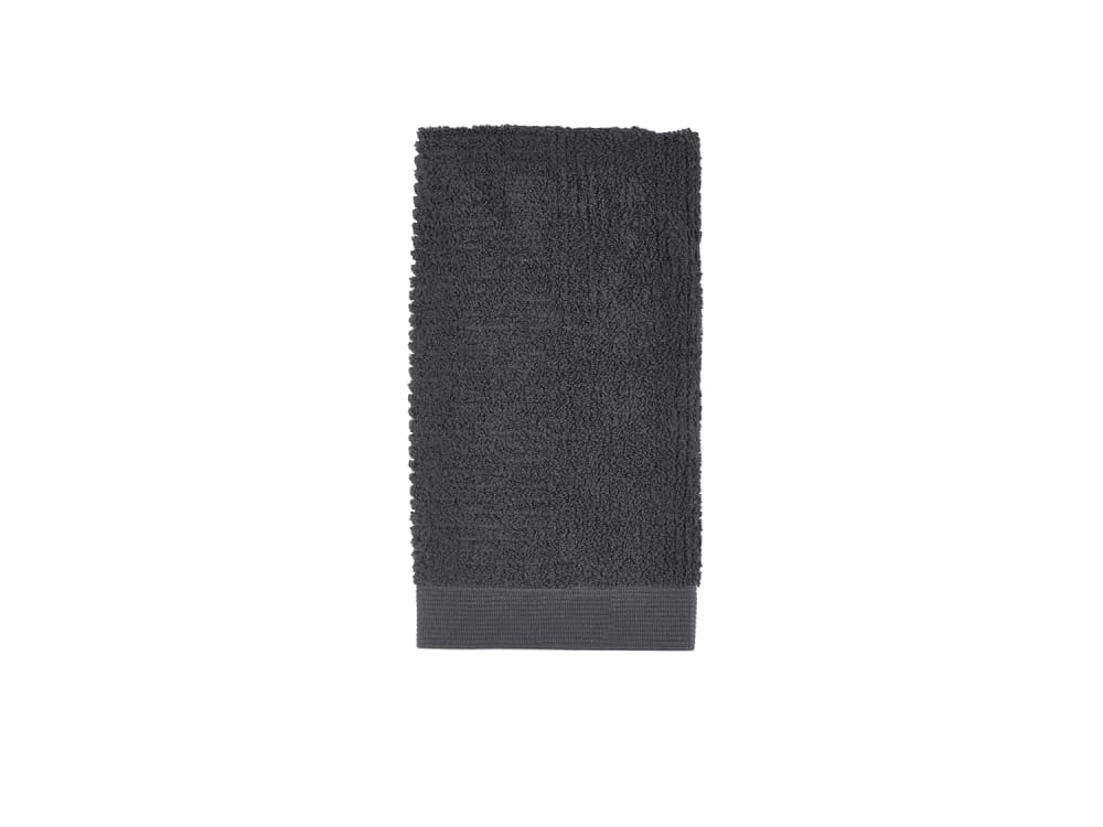 Serviette en coton anthracite 50x100cm - Maisons du Monde