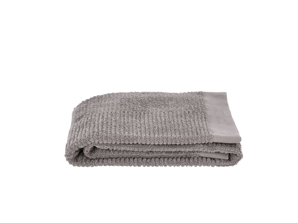 Serviette de bain en coton gris 70x140 cm