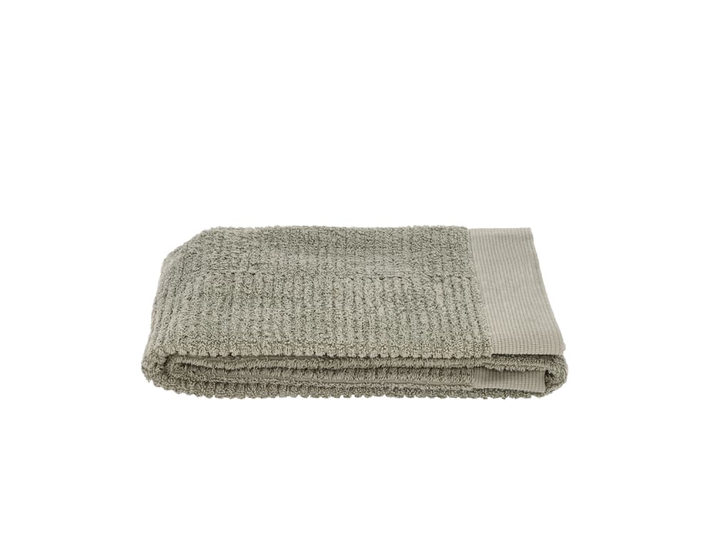 Serviette de bain en coton vert eucalyptus 70x140 cm