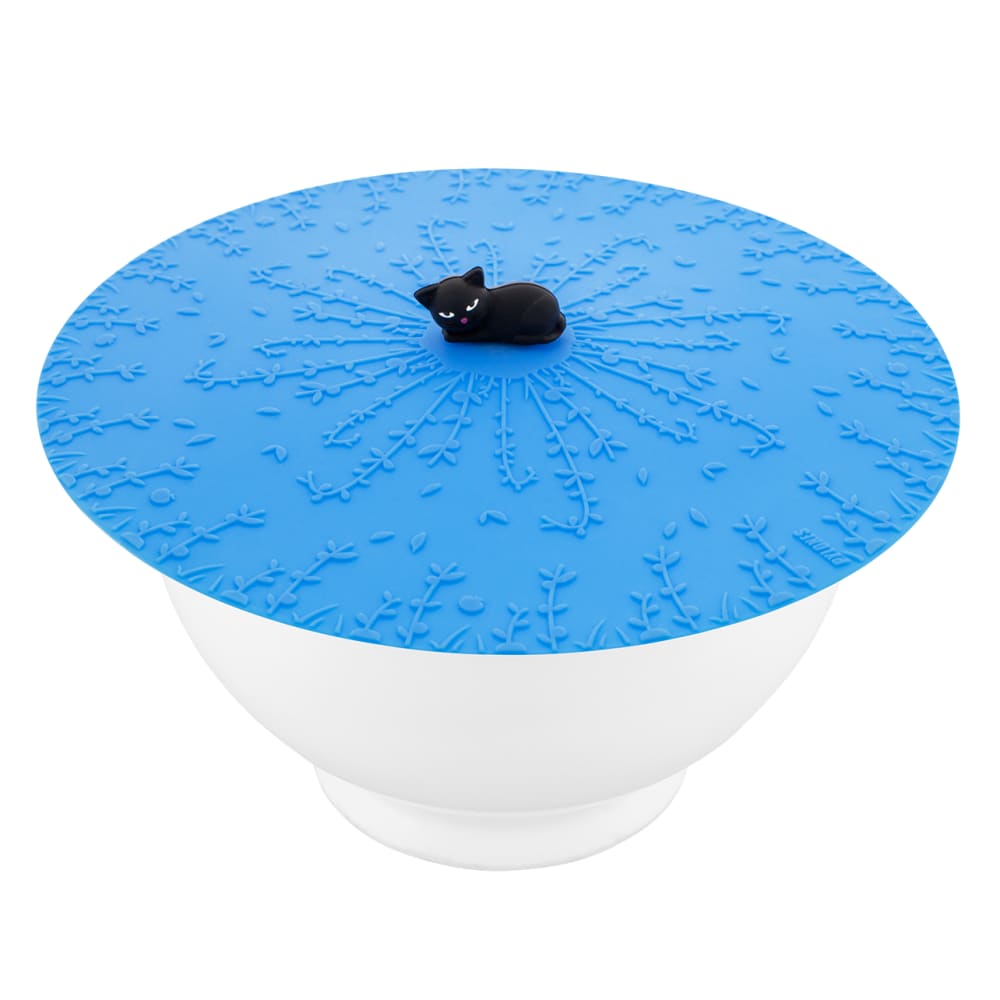 Couvercle silicone pour bol  bleu silicone 0 x 0 x 19 cm
