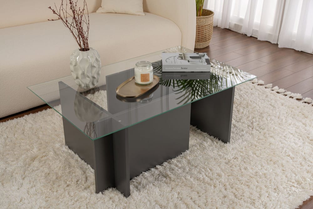 Couchtisch aus 105 x 65 x 40 cm braun - Maisons Du Monde