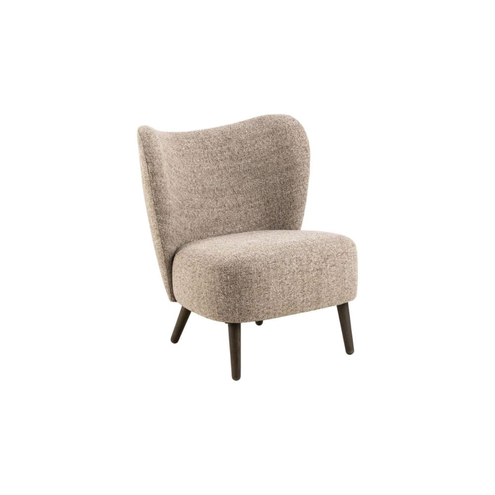 Fauteuil en tissu chiné
