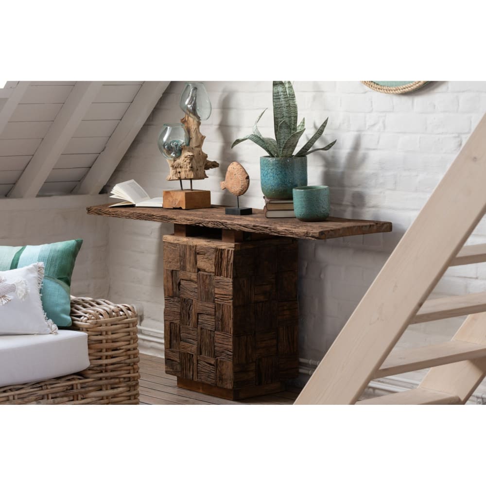 Console en bois foncé recyclé l150 - Maisons du Monde