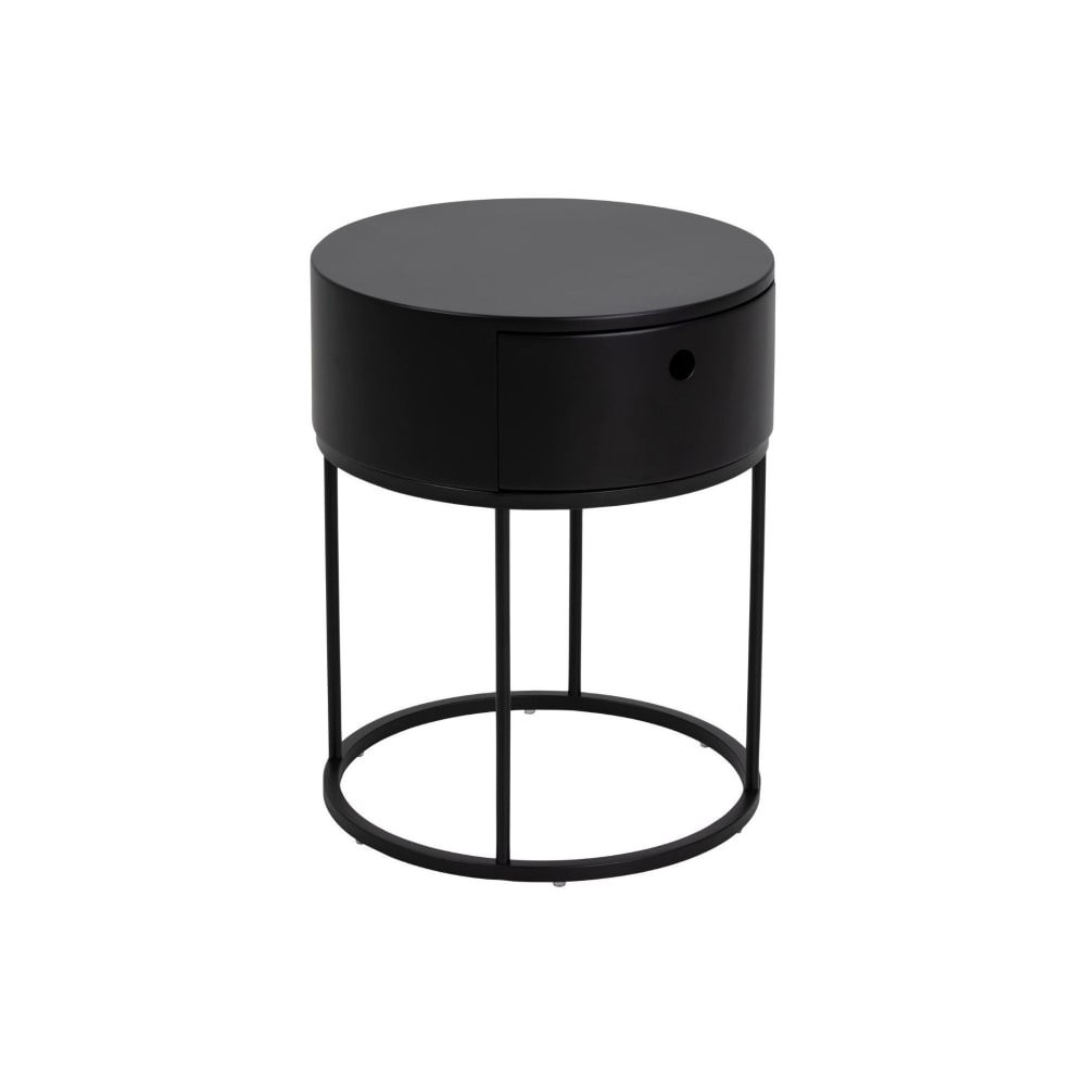 Table de chevet ronde de style contemporain