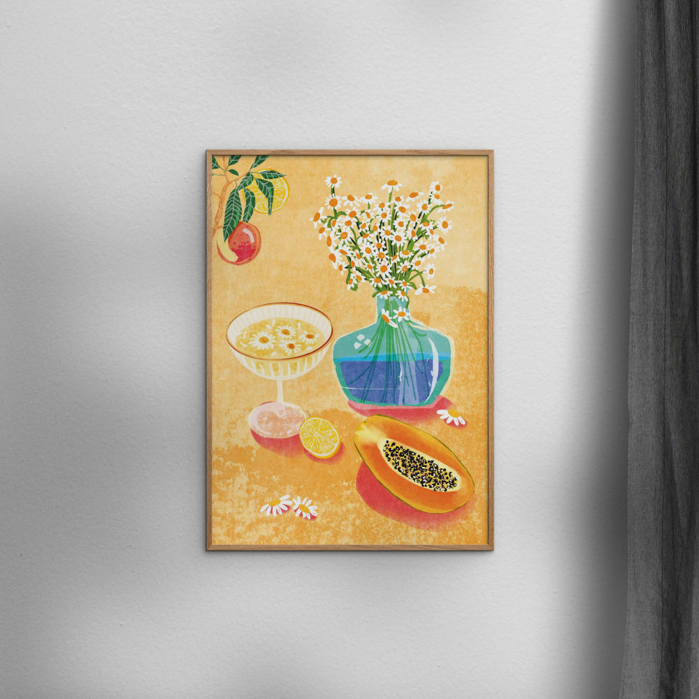 Affiche ''Summer Day Vibes'' sans cadre - 30 x 40 cm
