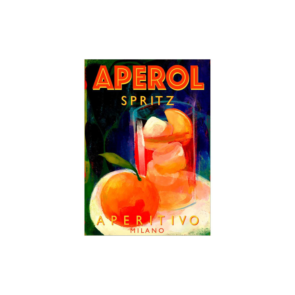 Affiche ''Aperol spritz'' sans cadre - 50 x 70 cm