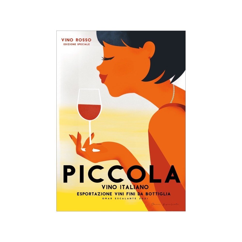 Affiche ''Vino Rosso II'' sans cadre - 30 x 40 cm