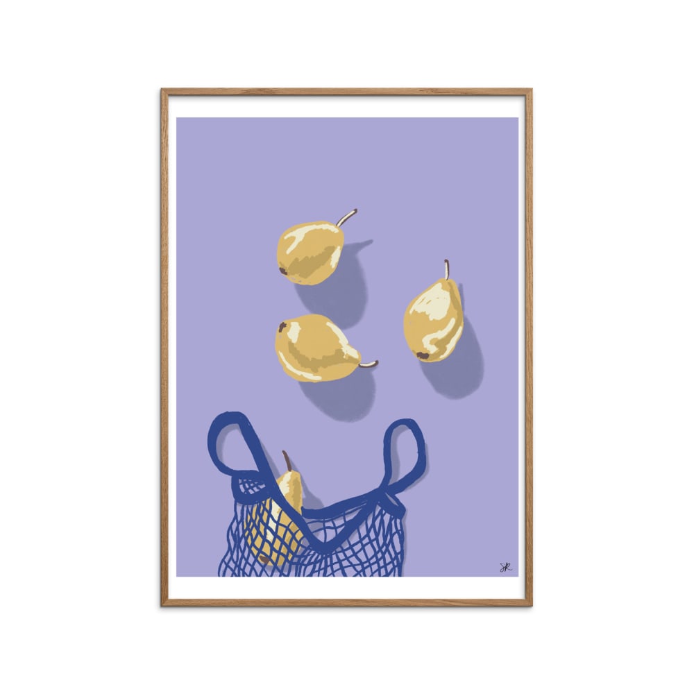 Affiche ''Sverre '' Cadre en chêne - 70x100 cm