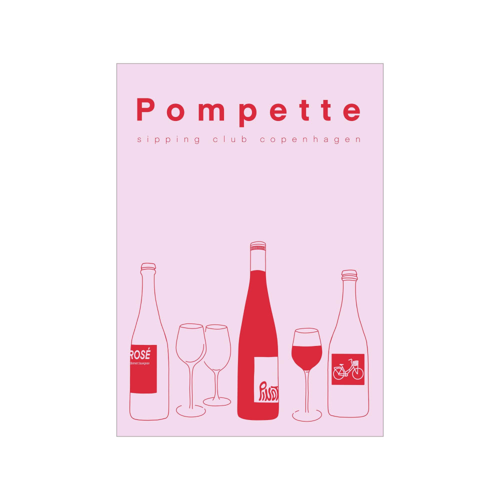 Affiche ''Tipsy #1'' sans cadre - 30 x 40cm