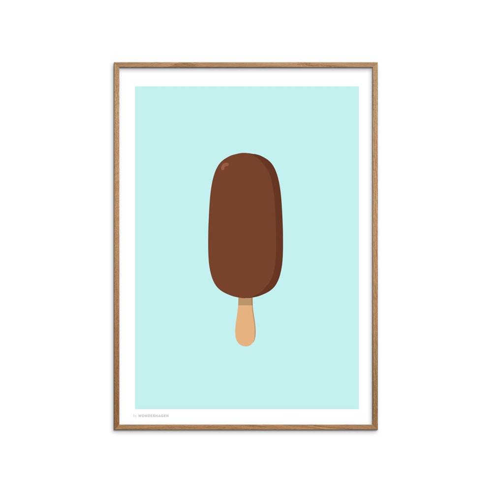 Affiche ''Magnum '' Cadre en chêne - 30x40 cm