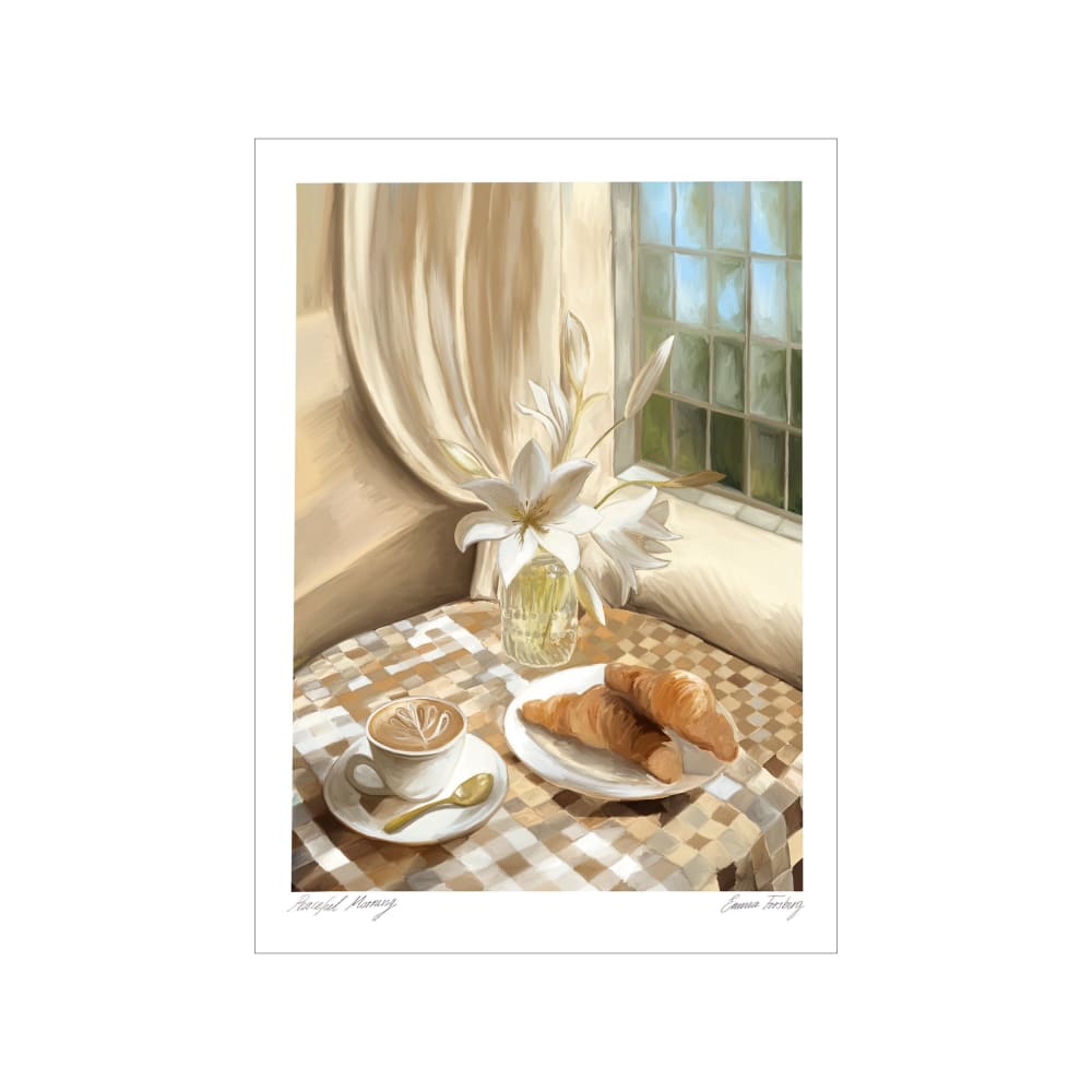 Affiche ''Peaceful Morning'' sans cadre - 30 x 40 cm