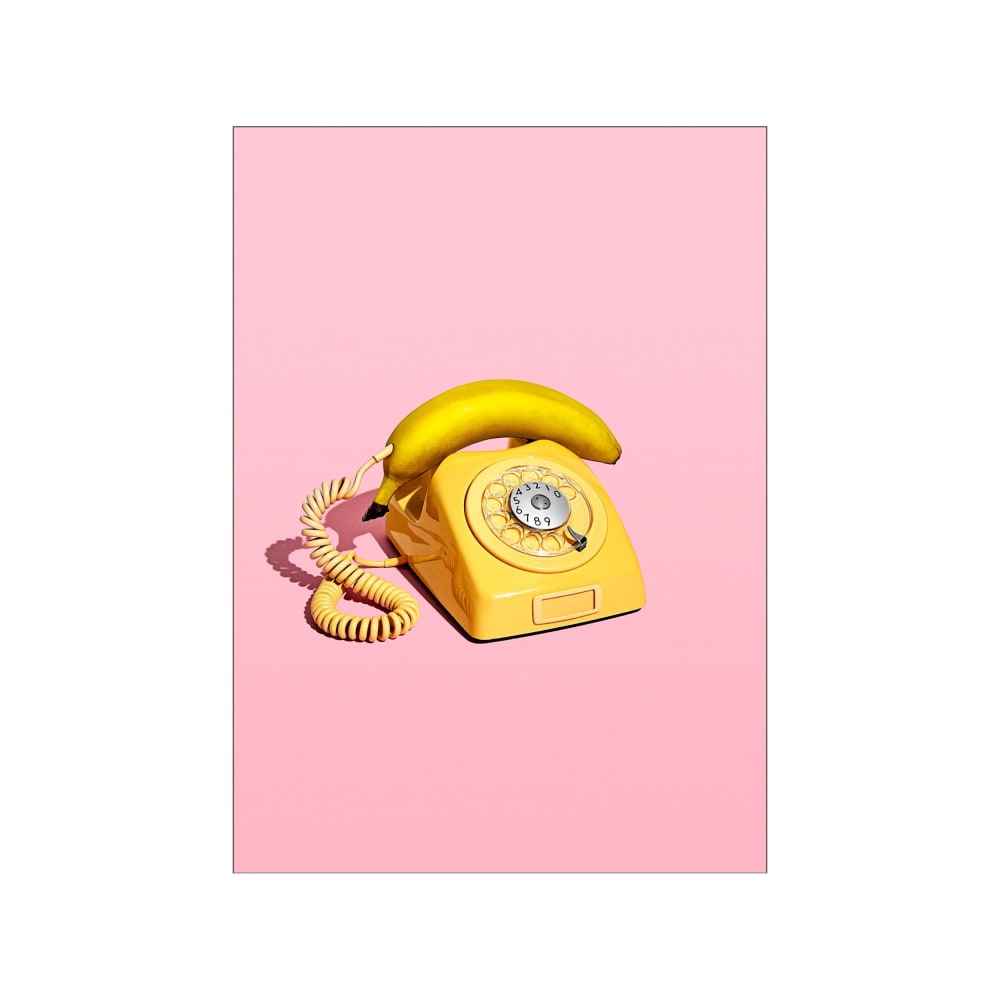 Affiche ''Banana phone'' sans cadre - 70 x 100 cm