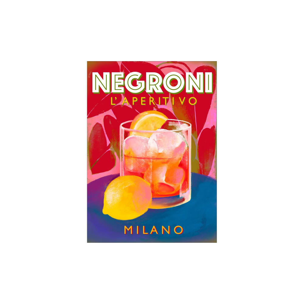 Affiche ''Negroni'' sans cadre - 30 x 40 cm