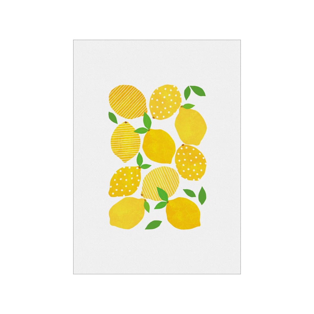 Affiche ''Lemon Crowd'' sans cadre - 50 x 70 cm