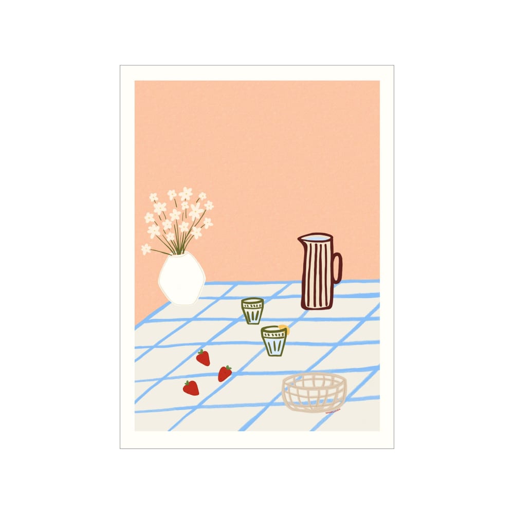 Affiche ''Summer Picnics'' - cadre
