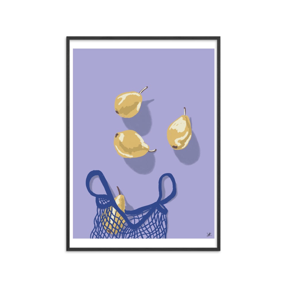 Affiche ''Sverre '' Cadre noir - 30x40 cm