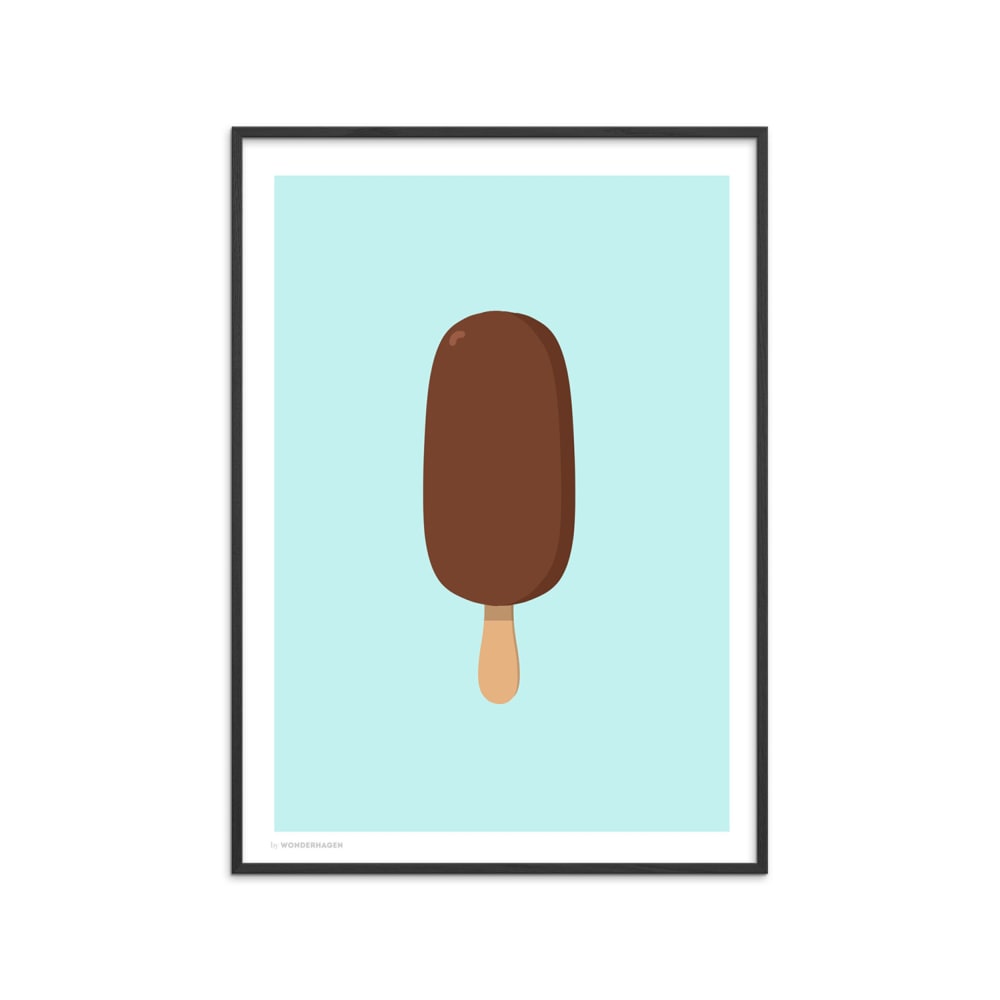 Affiche ''Magnum '' Cadre noir - 30x40 cm