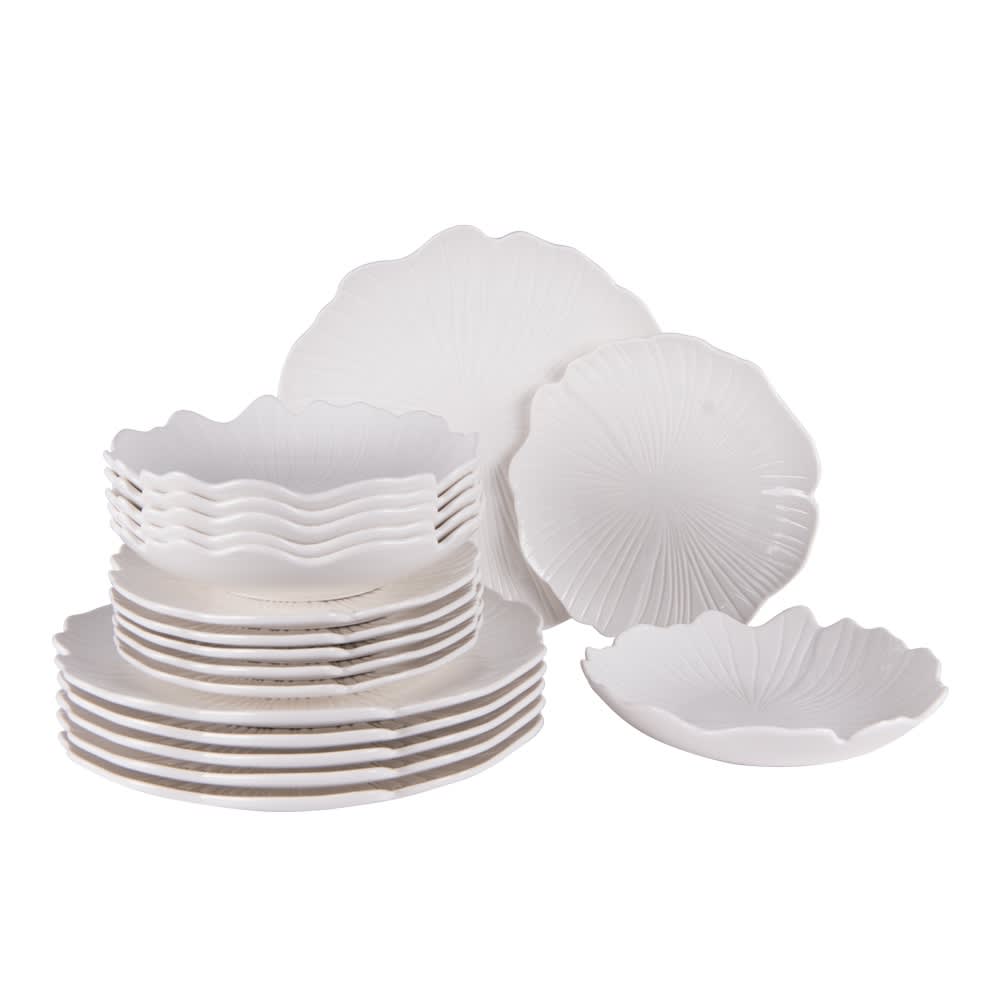 Service d'assiettes  - porcelaine