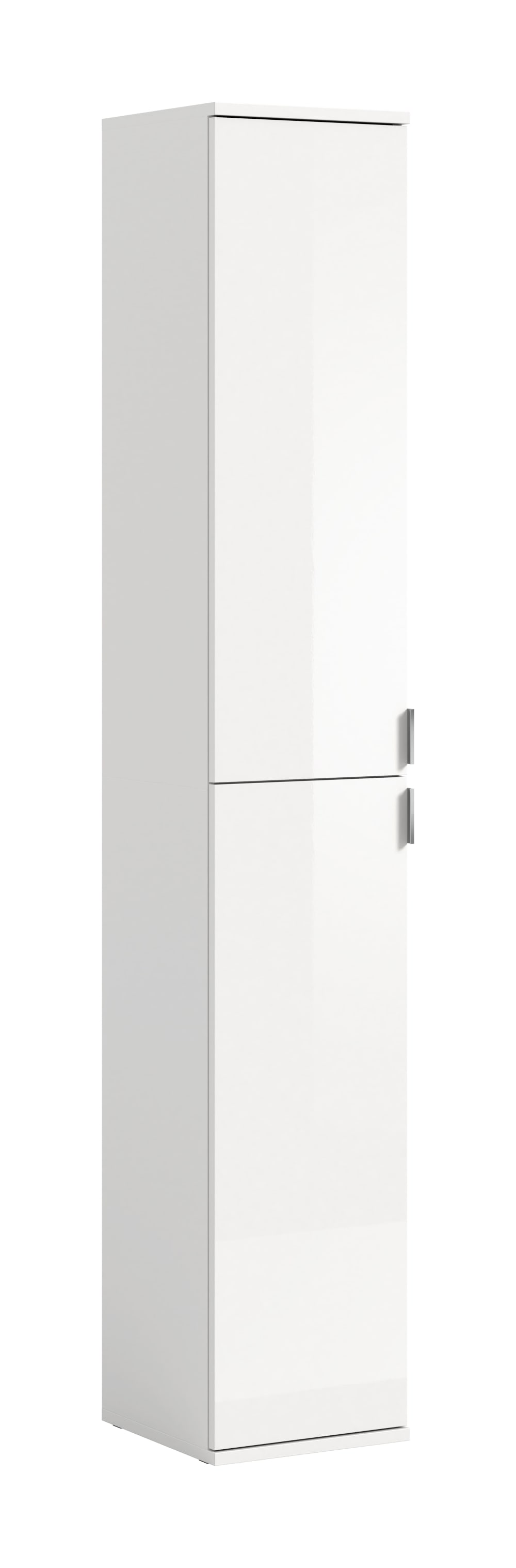 Hochschrank Aus Spanplatte, 30X193X34 Cm, Weiß