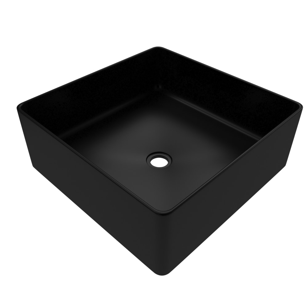 Vasque Ã poser en rÃ©sine noire