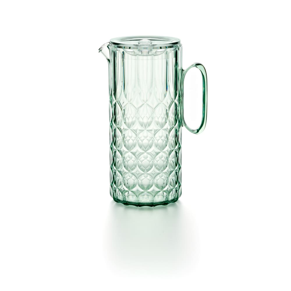 Carafe avec couvercle en acrylique biologique vert 1,75 litre Carafe avec couvercle en acrylique biologique vert 1,75 litre