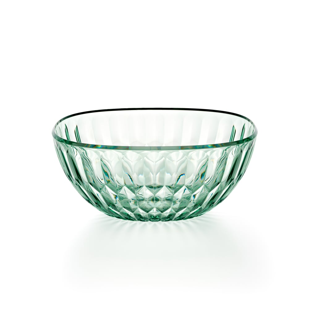Saladier en cristal acrylique biologique vert 30 cm Saladier en cristal acrylique biologique vert 30 cm