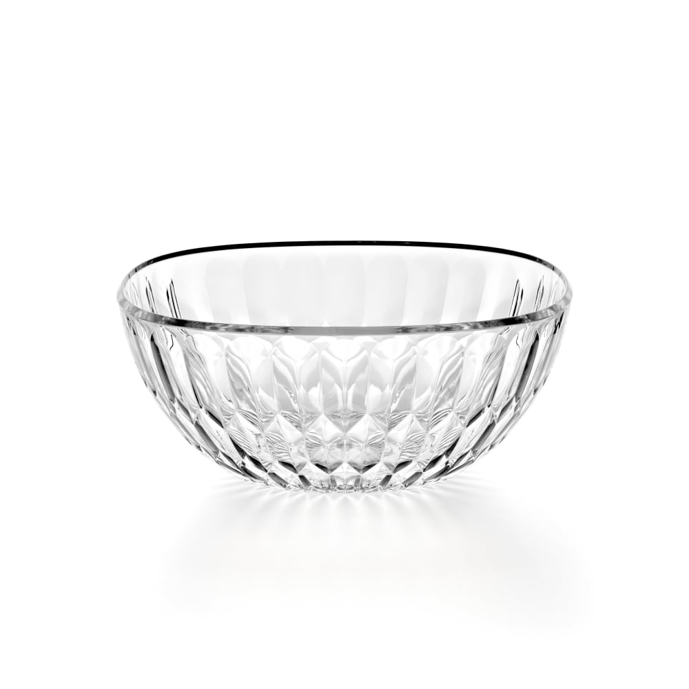 Saladier en cristal acrylique biologique transparent 30 cm Saladier en cristal acrylique biologique transparent 30 cm