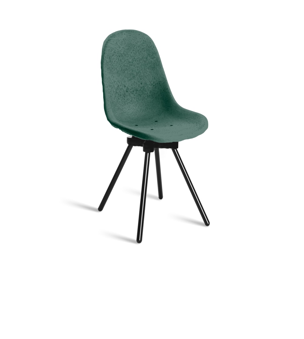 Chaise artisanale 100% upcyclé, rivière