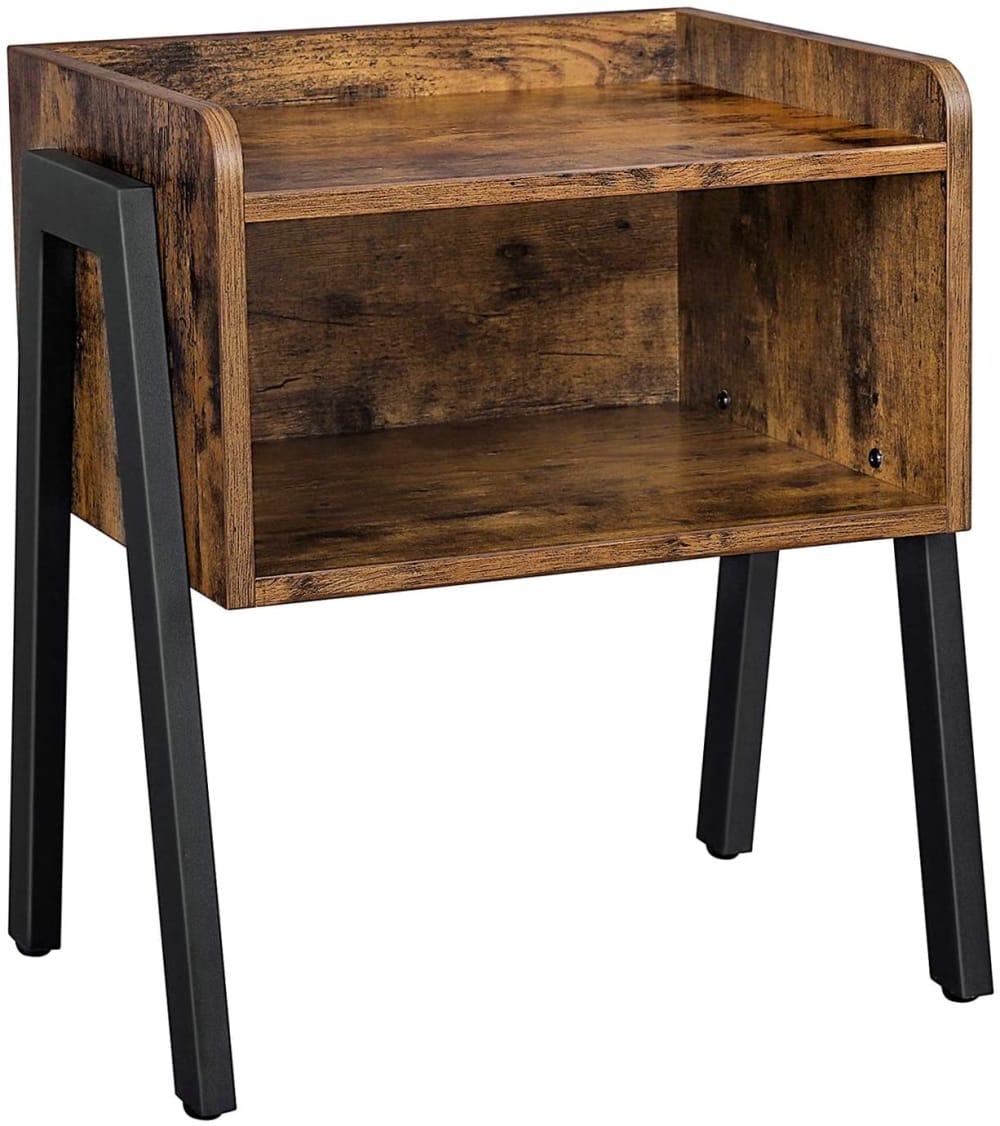 Table de chevet table argentée 42 x 35 x 52 cm Table de chevet table argentée 42 x 35 x 52 cm