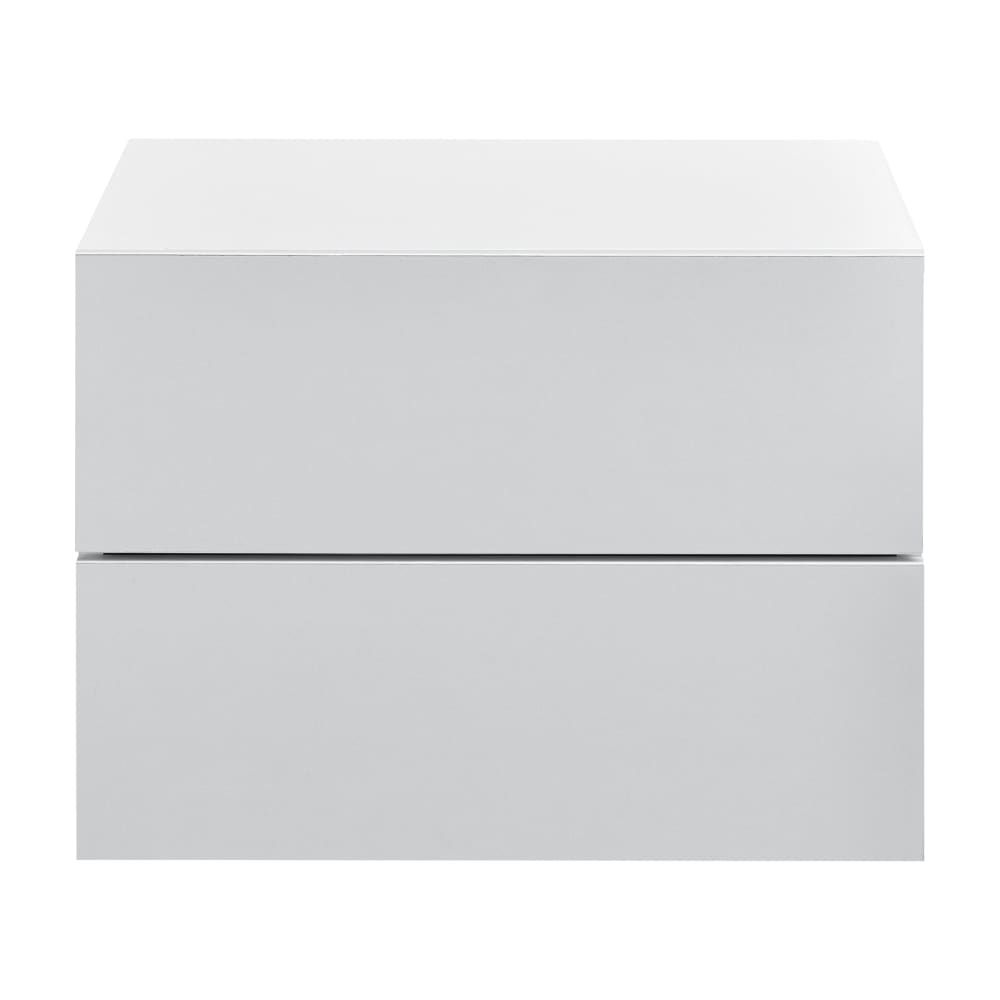 Table de chevet suspendue blanche 40 x 29 x 30 cm