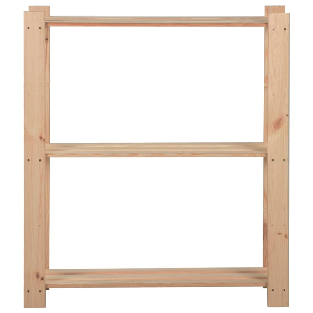 Étagère 3 niveaux stockage 80 x 28 x 90 cm bois marron - Maisons du Monde