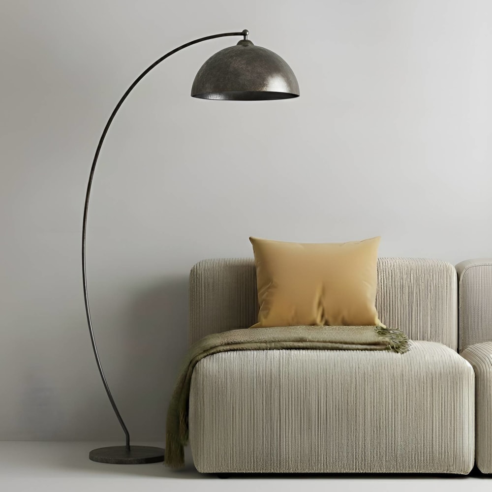 Lampadaire en métal gris - Maisons du Monde