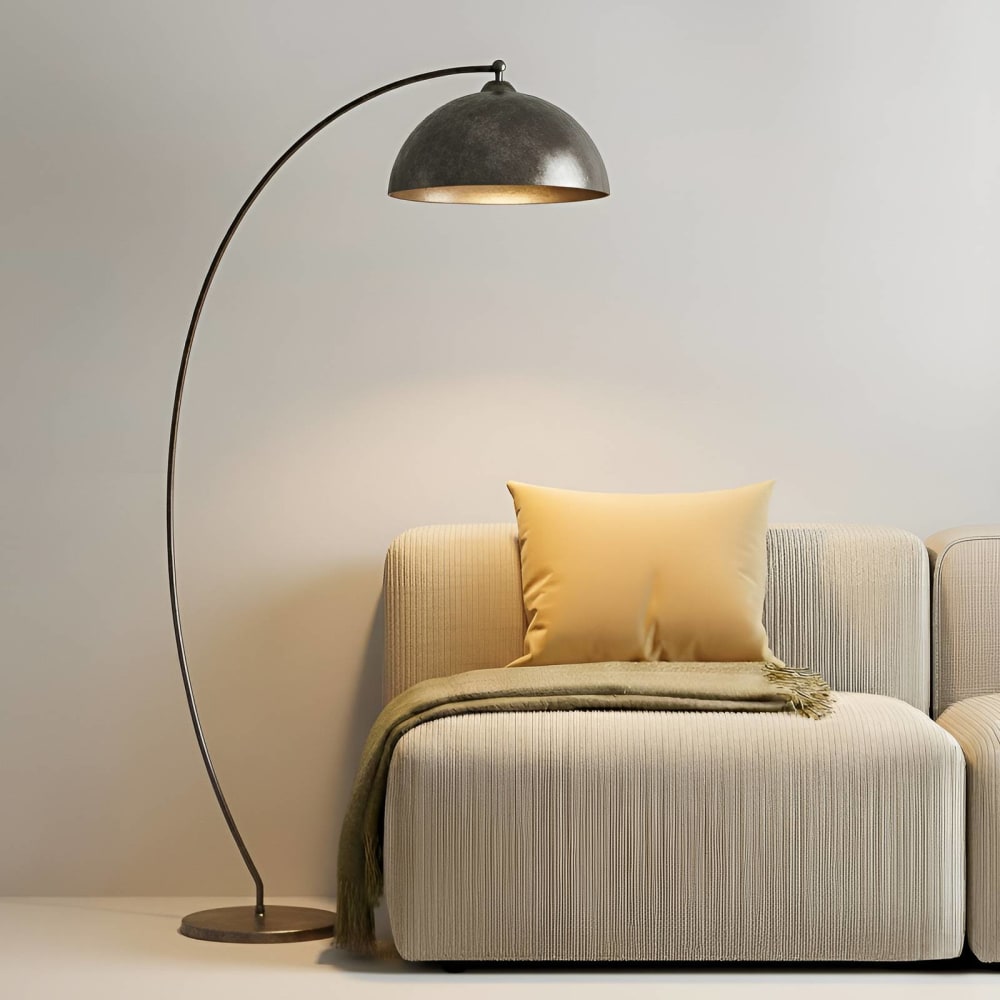 Lampadaire en métal gris — vue 4