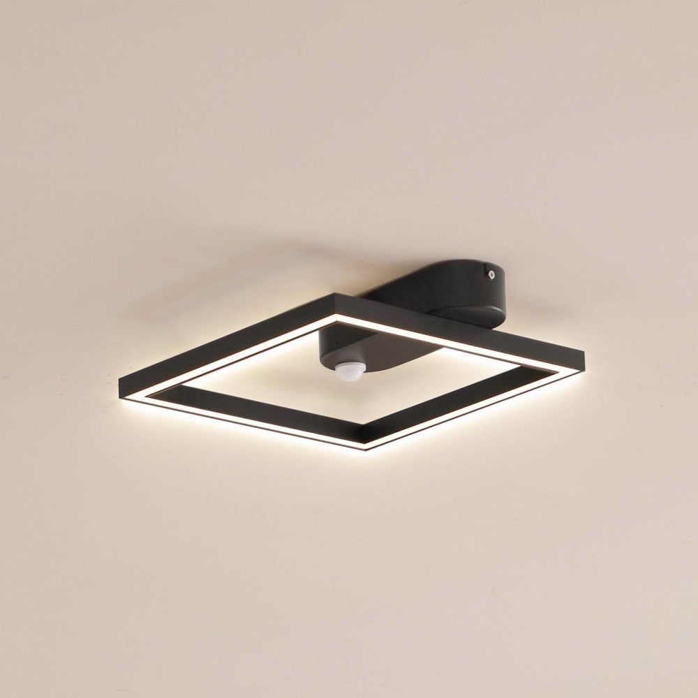 Plafonnier en aluminium noir — vue 4