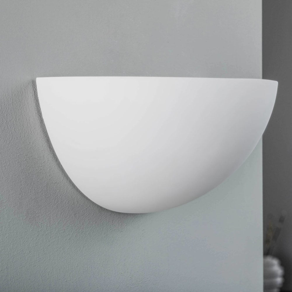 Applique murale en plâtre / terre cuite blanc - Maisons du Monde