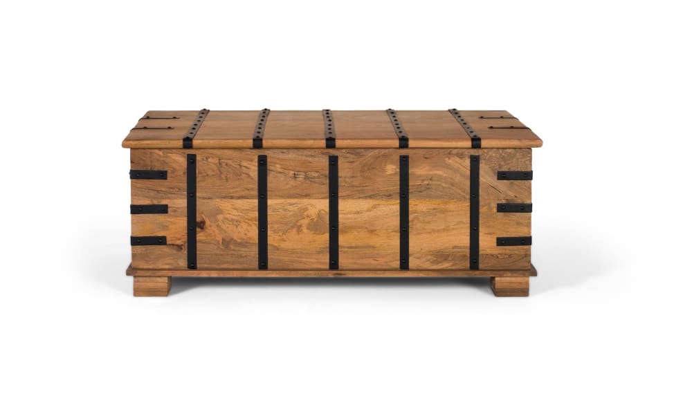 Table tronc en bois de