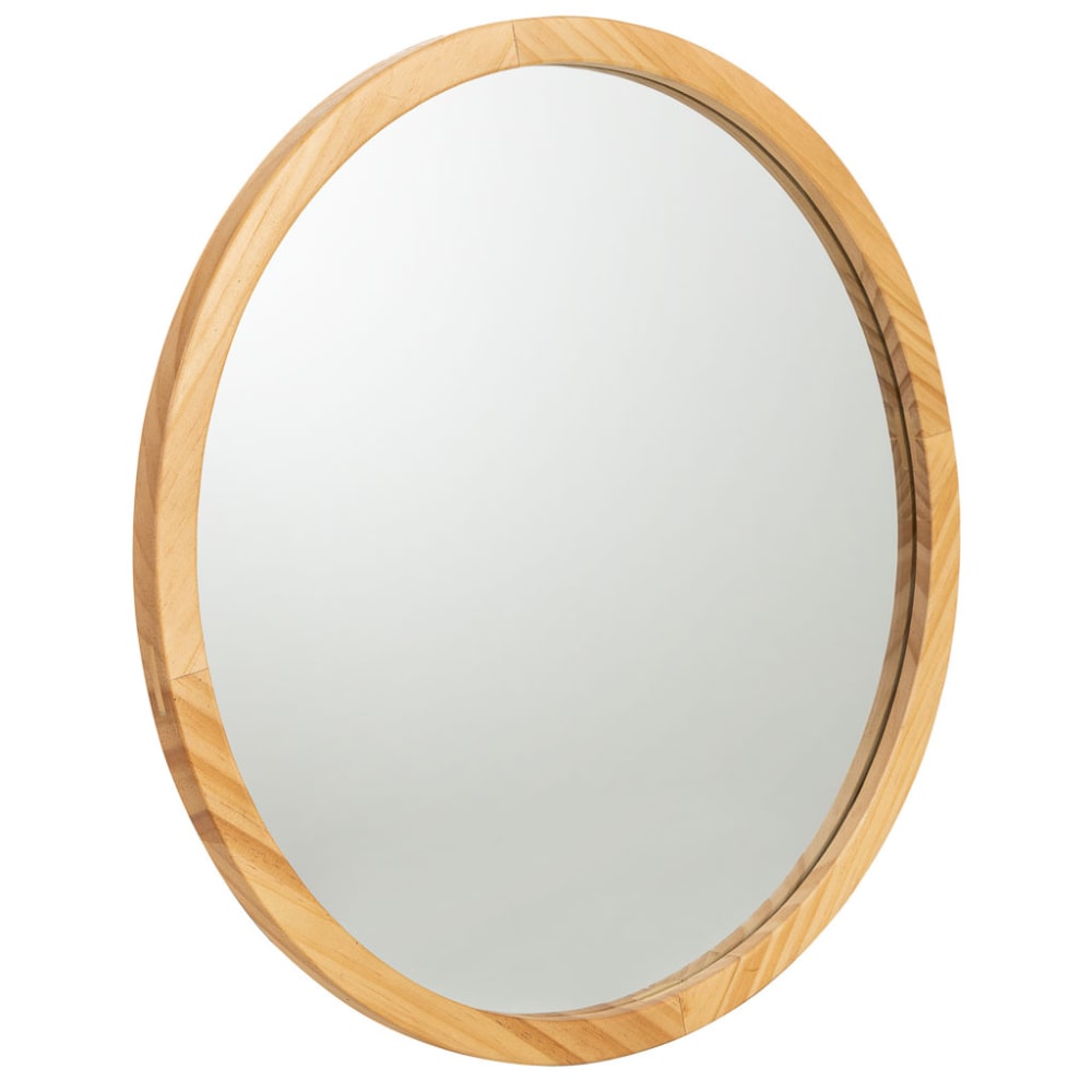 Wanderlust deco Holzspiegel, 50x02x50, braun - Holz